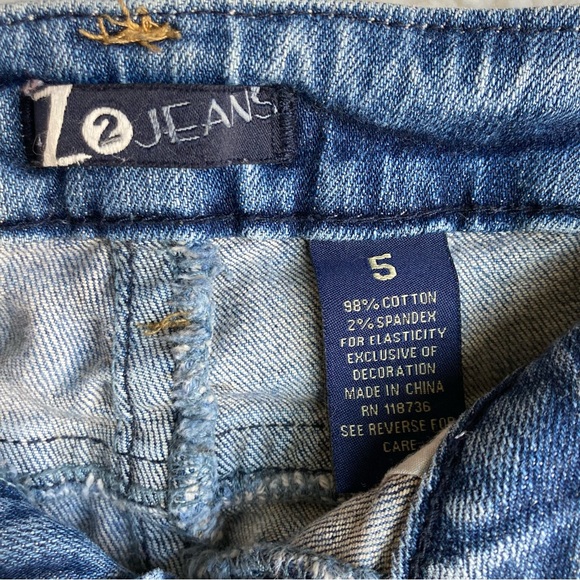 Z2 Jeans Juniors low-rise bootcut flare denim, Sz 5 - Picture 11 of 16